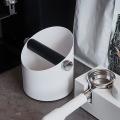 Knock Box for Coffee with Removable Knock Bar Espresso Bin -white