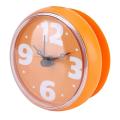 Shower Clock Diameter 7cm Arabic Numerals Dial for Kitchen (orange)
