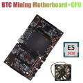 X79 H61 Btc Miner Motherboard Lga with E5 2630 Cpu and Cooling Fan