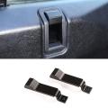 Car Door Latch Handle Cover for Land Rover Defender 90 110 130(black)