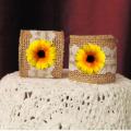 Fall Napkin Rings Set Of 10, Flower Napkin Ring Holders Handmade