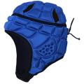 Kids Adult Soccer Baseball Goalkeeper Helmet Sports Protector,blue M