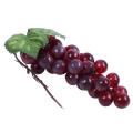 Fuchsia Fruit Artificial Decorative Cluster Plastic Grapes