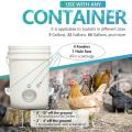 Chicken Poultry Feeder Diy Port Gravity Feeding Kit, for Bucket,notch