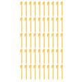 10pcs Camping Tools Plastic Tent Pegs Nails Sand Ground Yellow
