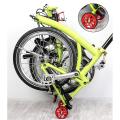Muqzi Bike Easy Wheel with Telescopic Rod for Brompton Folding Bike 5