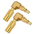 2pcs Low Pressure 1/4 Inch Male Flare Adapter Conversion Fitting