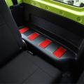 Car Rear Row Stickers for Suzuki Jimny 2019-2022,red Carbon Fiber