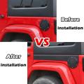 Carbon Fiber Car Body Decoration Stickers for Jeep Wrangler Jk 07-17