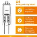 20 Pcs G4 Halogen Bulbs,20w 12v Halogen Light Bulbs