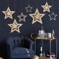 Star Banner for Wedding Christmas Decorations (champagne Gold)