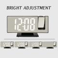 Led Digital Smart Alarm Clock Watch Table Electronic Desktop Clocks D