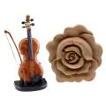 Hand-drawn Violin Music Box Ornaments Cute Mini Music Box