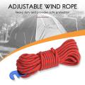 Shinetrip Wind Rope Multifunctional with S-ring Hooks for Tent Red