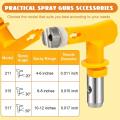Reversible Paint Sprayer Tips Airless Nozzles Spraying Machine Parts