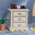 1/12 Dollhouse Miniature Bedside Table with Drawer Furniture Kids Toy