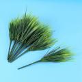 8 Pcs Artificial Outdoor Plants, Plastic Greenery Shrubs Wheat Grass