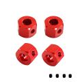 40pcs 5mm to 12mm Combiner Wheel Hub Hex Adapter for Wpl Rc Car,red
