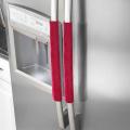 1 Pair Refrigerator Handle Cover Practical Doorknob Door Handle, Red