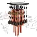 Outdoor Metal Tube Wind Chime with Copper Bell Large Windchimes