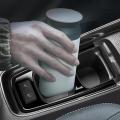 Car Glossy Black Center Console Water Cup Holder Decoration Cover