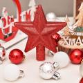 30pcs Glitter Christmas Tree Ball Baubles Colorful Xmas Party Decor,g