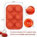 Silicone Baking Mold, Large Semi Sphere High Heat Silicone Small