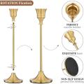 Cone Candlestick 6-piece Set Brass Candlestick Modern Candlestick