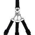 3 Way Dog Leash, 3 In 1 Multiple Dog Pet Cat Puppy Leashes (black)