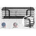 2pcs Adhesive Shower Caddy Organiser Basket Stainless Steel