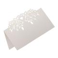 60pcs Lace Wedding Name Place Cards & White Lace Pattern Cardstock