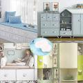 10pcs Cartoon Cloud Furniture Handles Children Room Knobs