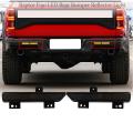 2pcs Led Rear Bumper Reflector Warning Light for Ford Raptor Black