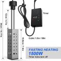 Immersion Water Heater 2500w with Timer for Home Winter Eu Plug