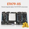 Eth79-x5 Btc Mining Motherboard Lga2011 with 2620 Cpu+4g Ddr3 Ram