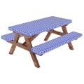 Picnic Table Tablecloth with Bench Covers,rv & Camper Accessories
