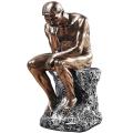 Resin Thinkers Statue Ornaments Home Decorations Accessories(copper)