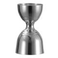 Cocktail Measuring Bartending Cup 30/60ml for Bar (silver)