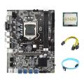 B75 Eth Mining Motherboard 8xpcie to Usb+6pin to Dual 8pin Cable