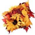 177cm Artificial Maple Leaf Berries Sunflower Pumpkin Garland Hanging