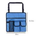 Oxford Cloth Outdoor Beach Seat Bag Hanging Storage Bag (lake Blue)