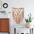Hand-woven Color Macrame Bohemian Tapestry for Home Bedroom 60x75cm-a