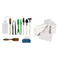10pcs Miniature Gardening Hand Tools Set,with 20 Plant Labels As Gift