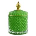 Luxury Glass Storage Jar Aromatherapy Bottle Green