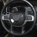 Steering Wheel Cover for Dodge Ram 1500 2018-2022, Carbon Fiber