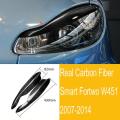 Car Carbon Fiber Headlight Eyebrow for Mercedes-benz Smart Fortwo