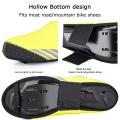 Gewage Outdoor Cycling Shoe Cover Thickened Reflective, Yellow Xl
