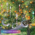 18 Pieces Devices Reflective Scare Spiral Rods Hanging Decorative