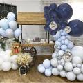 Blue Balloon Garland Arch Kit with Night Blue Balloons