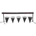 Halloween Witch Hat Broom Snack Bowl Rack Removable Organizer -b